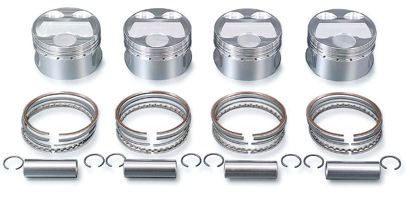 4AG（5valve）ハイコンプ鍛造ピストンKIT for AE101