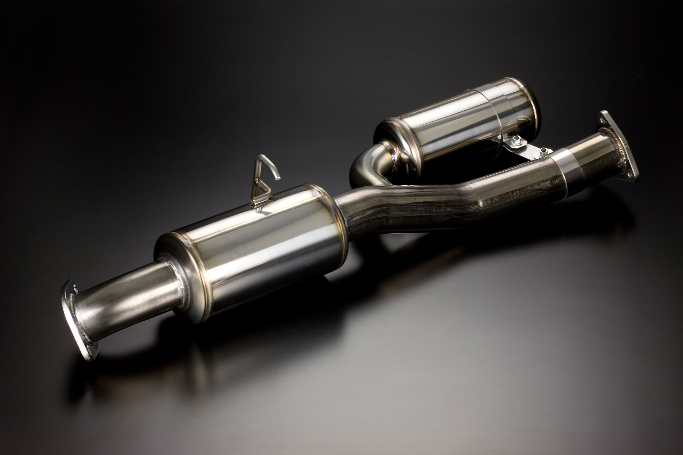 F20C/F22C (AP1/AP2) Ø70mmハイパワーマフラー用レゾネーター付き中間サイレンサー