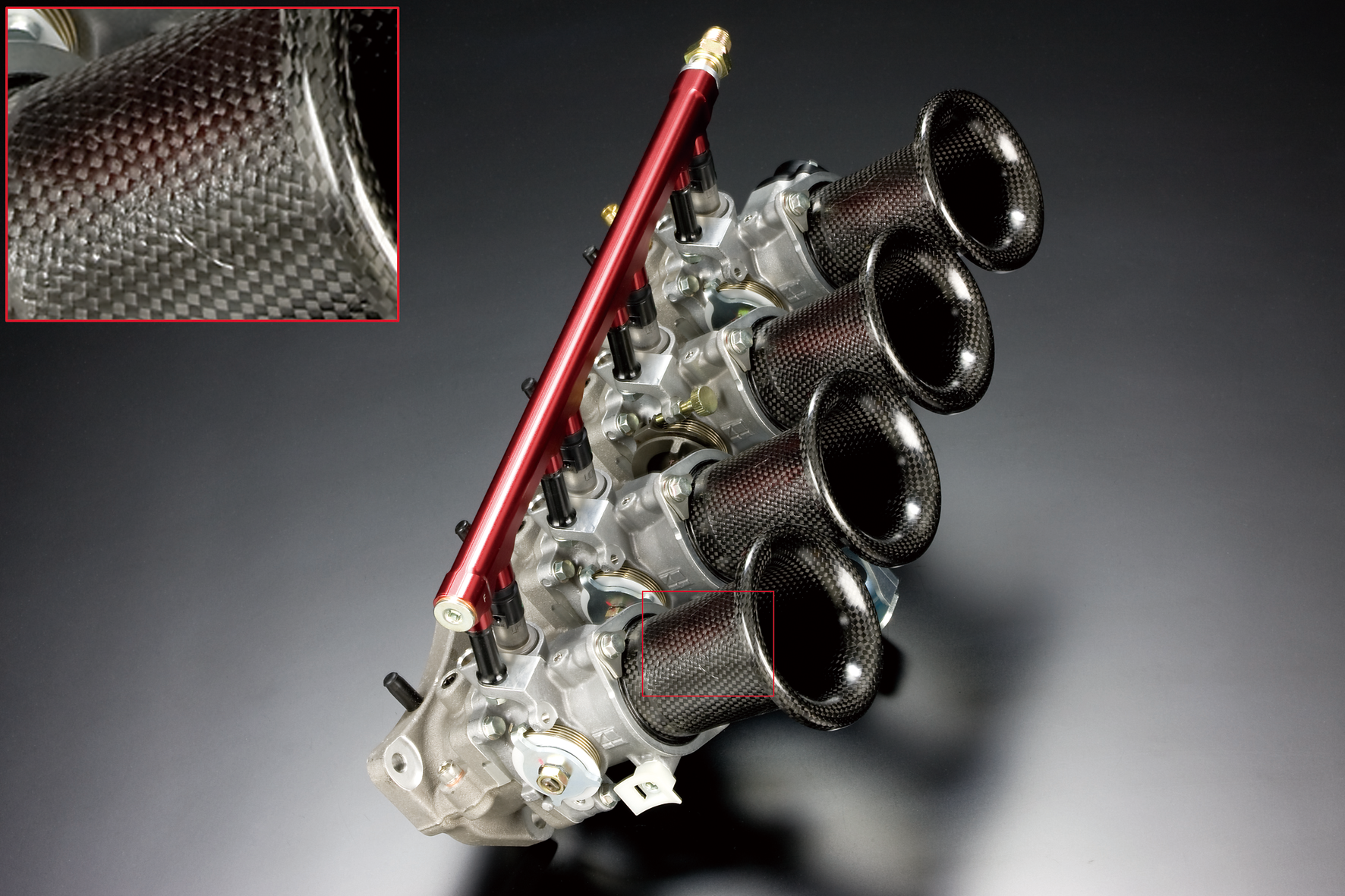 F20C(S2000) スポーツインジェクションKIT(ドライカーボン製スーパーフローファンネル仕様)