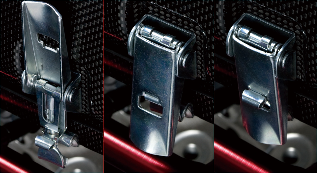 調整式レバー・ロックファスナー,Camloc,GTカー採用