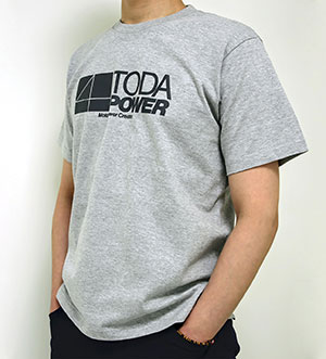 TODA RACING コットンTシャツ チャコール