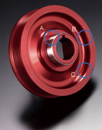F20C/F22C(AP1/AP2) 軽量フロントプーリー