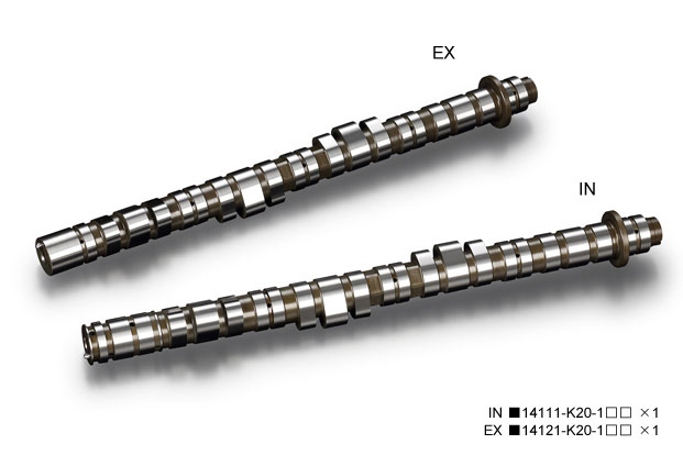 ハイパワープロフィールカムシャフトIN&EX（VTEC/A3タイプ)