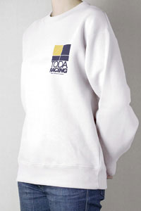 TODA RACINGオリジナルトレーナー ホワイト表