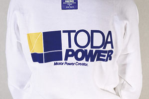 TODA RACINGオリジナルトレーナー ホワイト裏