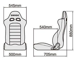 TODA RACING × BRIDEコラボレーションシート EUROSTERⅡ 設計