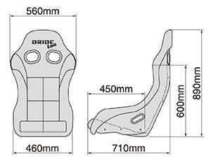 TODA RACING × BRIDEコラボレーションシート ZETA Ⅳ 設計