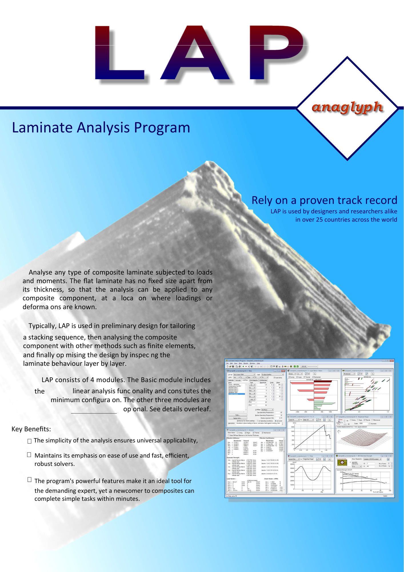 戸田レーシング,倉敷,岡山,Anaglyph,ソフトウェア,構造アプリケーション,LAP (Laminate Analysis Program)